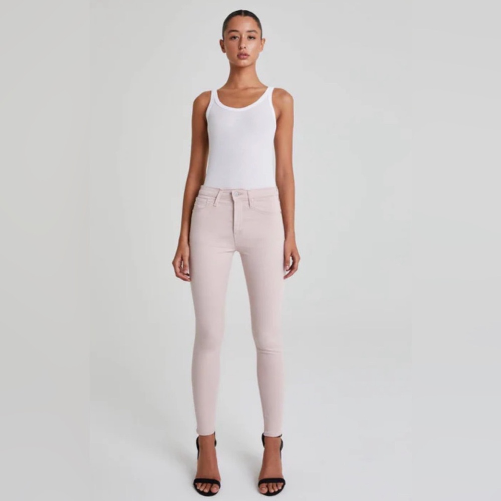 NWT AG Seamless “Farrah” Jeans in “Pork” - Size 24